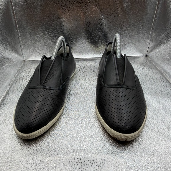 Size EU 40 Marc By Marc Jacobs Codie Black Womens Leather Slip On Sneakers - Picture 3 of 9